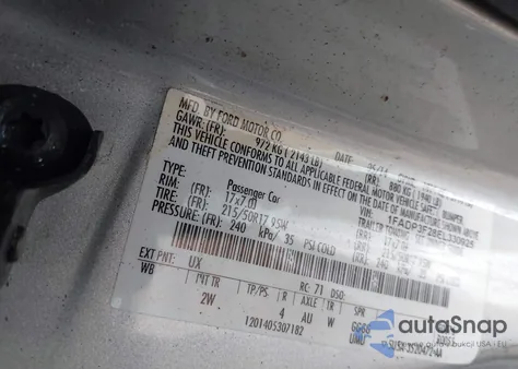 2014 Ford Focus Se from USA, damaged, VIN 1FADP3F28EL330925